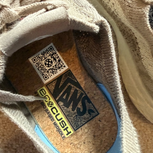 Vans EcoCush Knit Women’s Sneakers in Beige - Picture 2 of 9